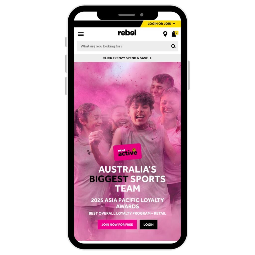 Example of email list growth by Rebel Active