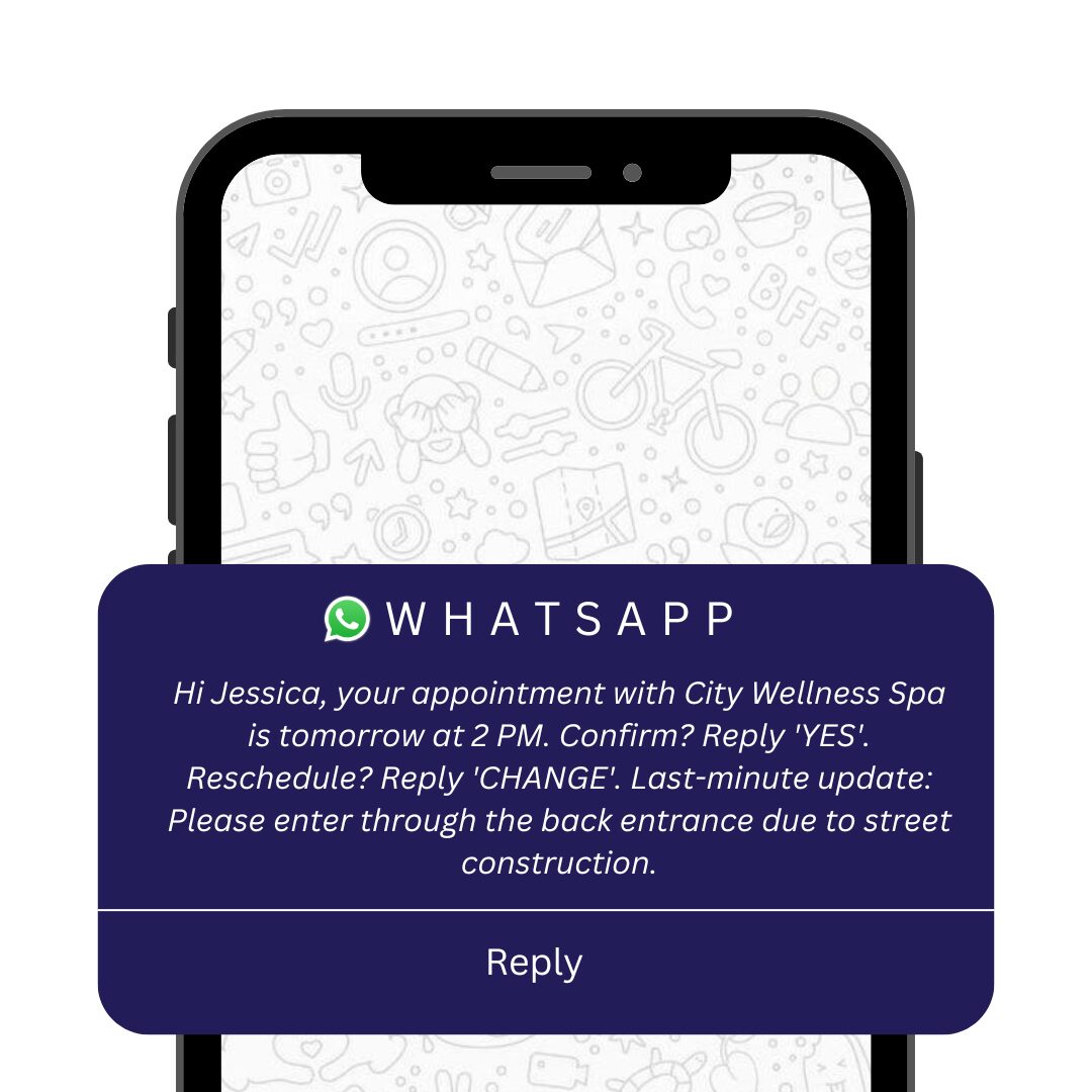 Appointment reminder WhatsApp