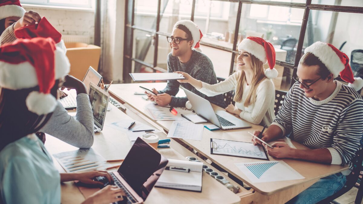 B2B marketers celebrating the holidays at work