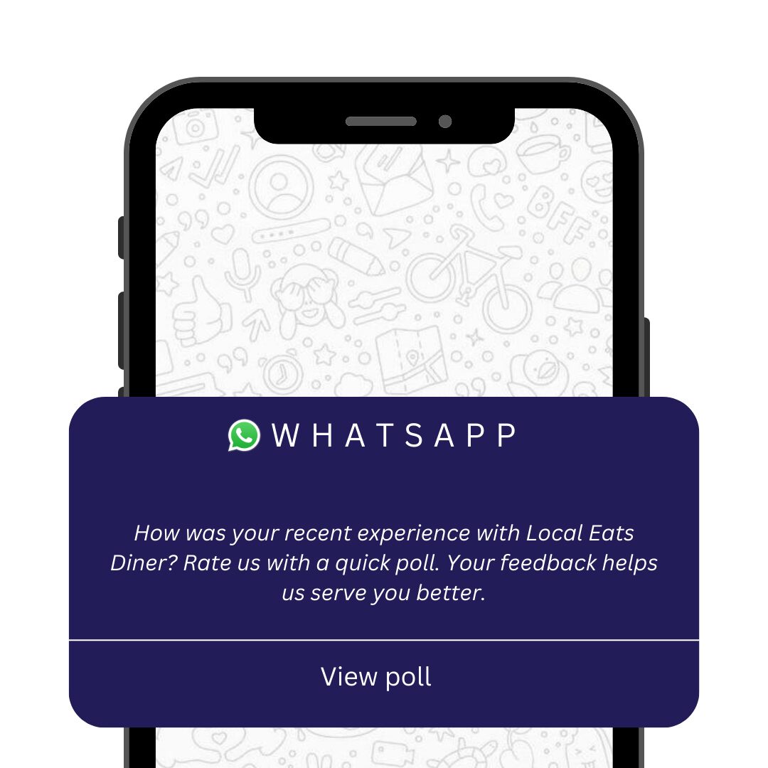 Customer satisfaction survey WhatsApp