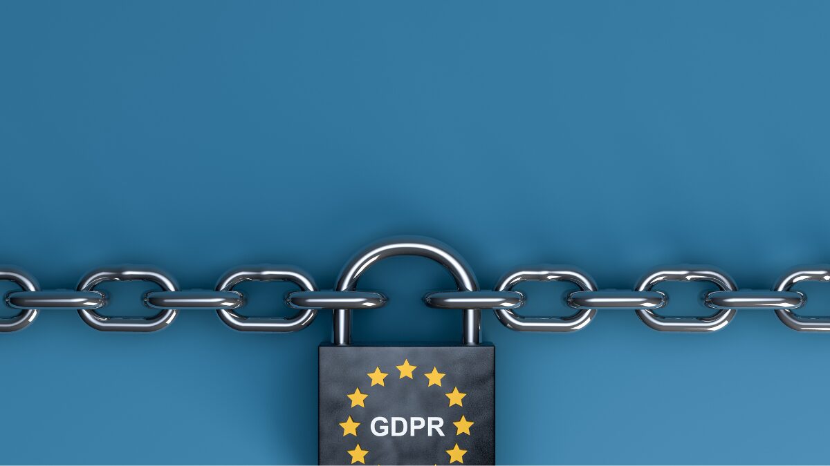 General data protection regulation GDPR stock photo