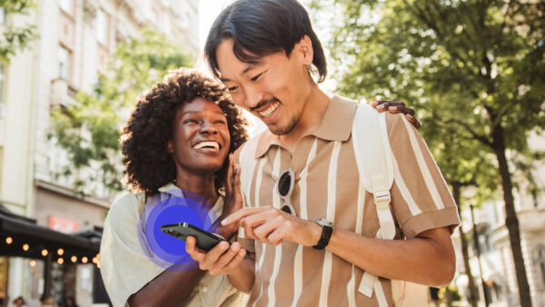 People messaging on WhatsApp.