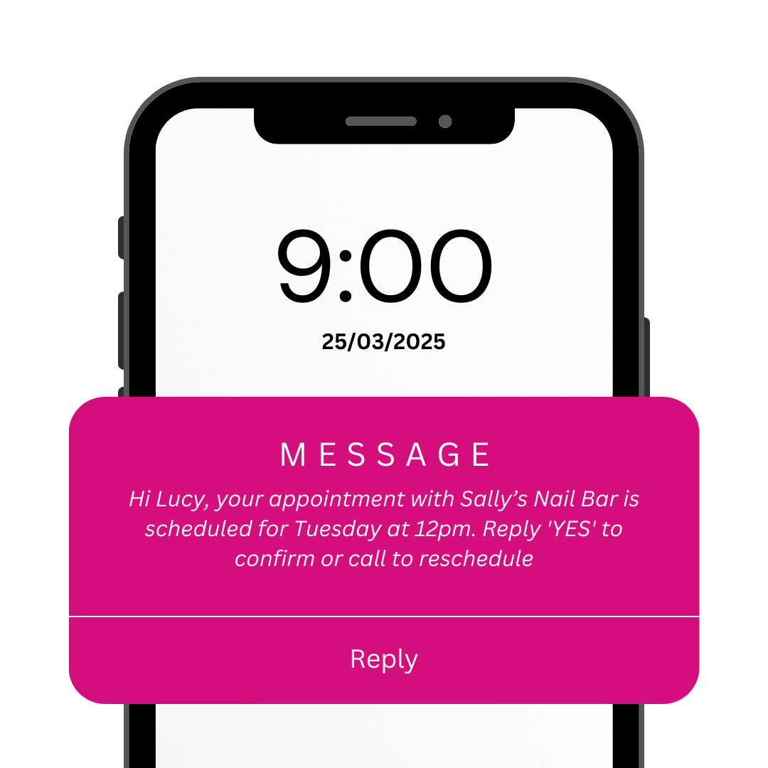 Appointment and reservation reminder SMS