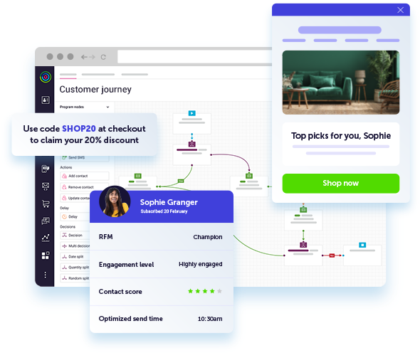Automation builder mock-up