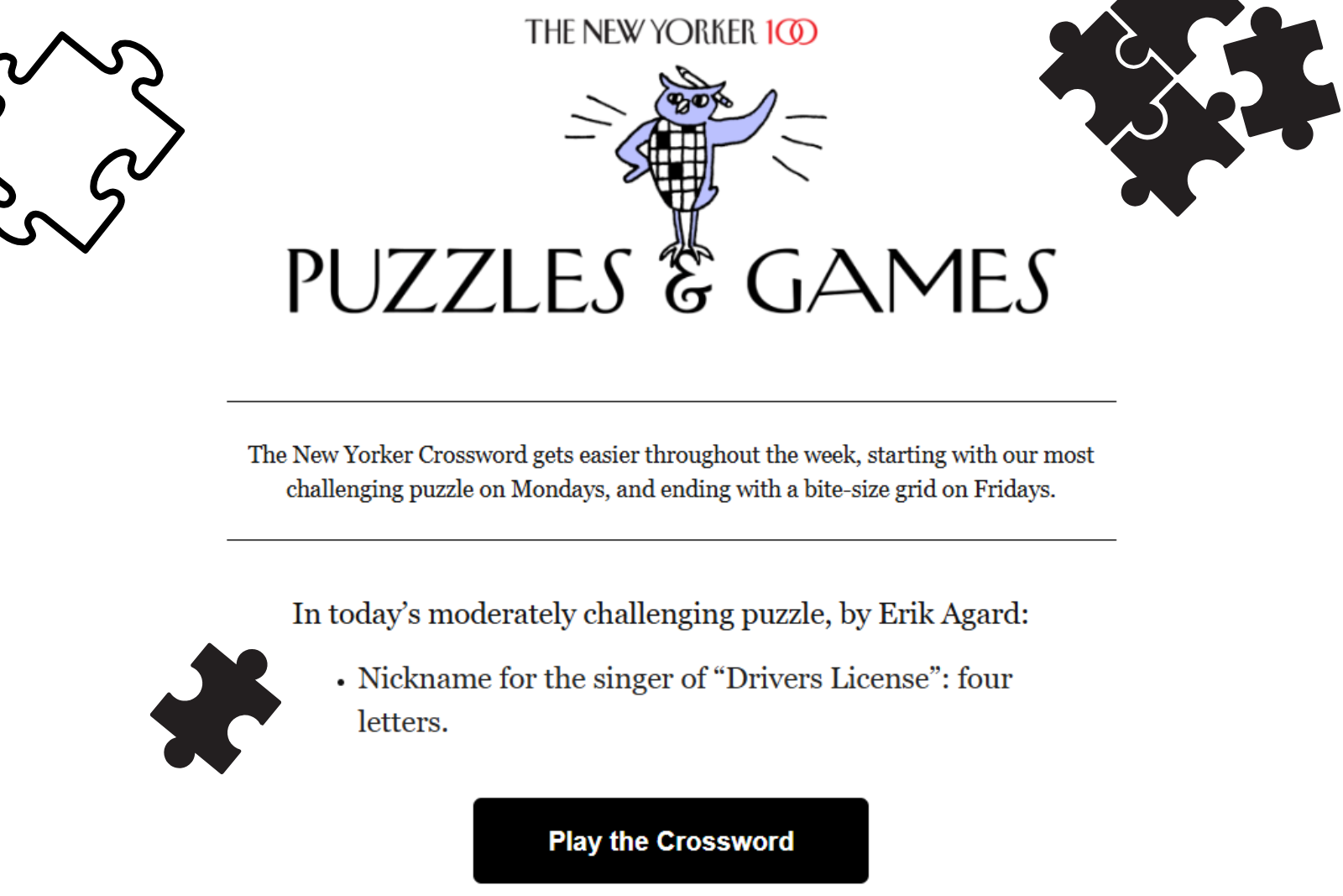 The New Yorker email marketing campaign