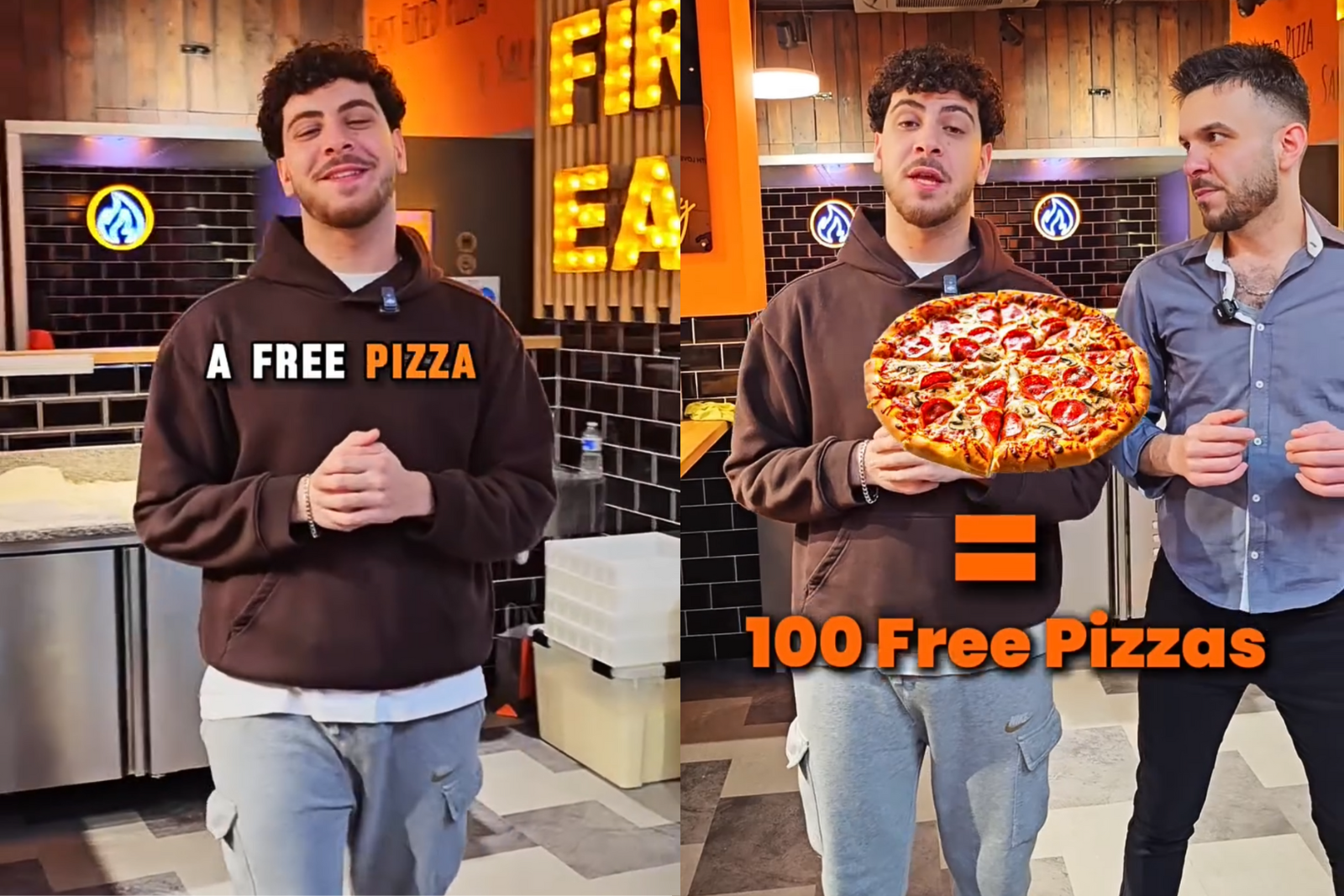 Fireaway national pizza day social media campaign.
